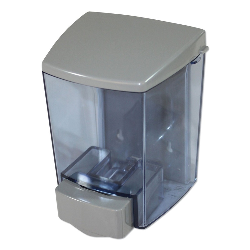 CLEARVU ENCORE LIQUID SOAP DISPENSER, 30 OZ, 4.5″ X 4″ X 6.25″, GRAY