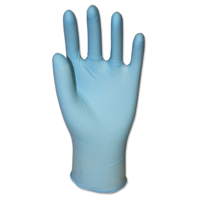 DIVERSAMED DISPOSABLE POWDER-FREE EXAM NITRILE GLOVES, BLUE, X-LARGE, 100/BOX, 10 BOXES/CARTON