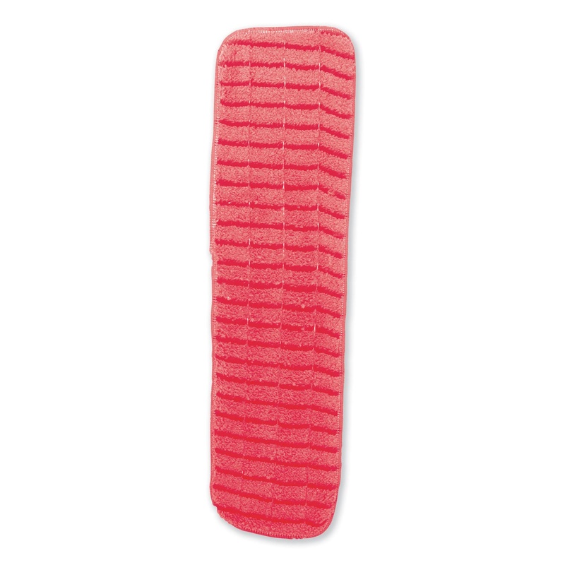 MICROFIBER WET MOPS, 18 X 5, RED