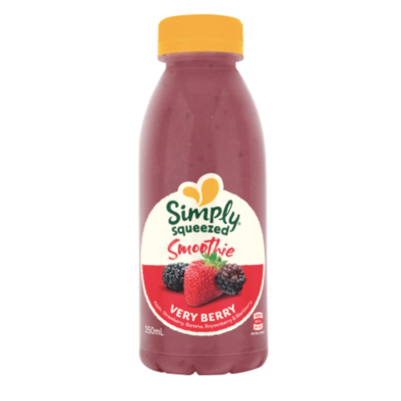Simply Squeezed Very Berry Fruit Juice Smoothie 350ml