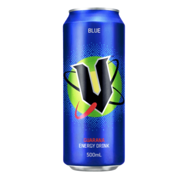 V Blue Guarana Energy Drink 500ml