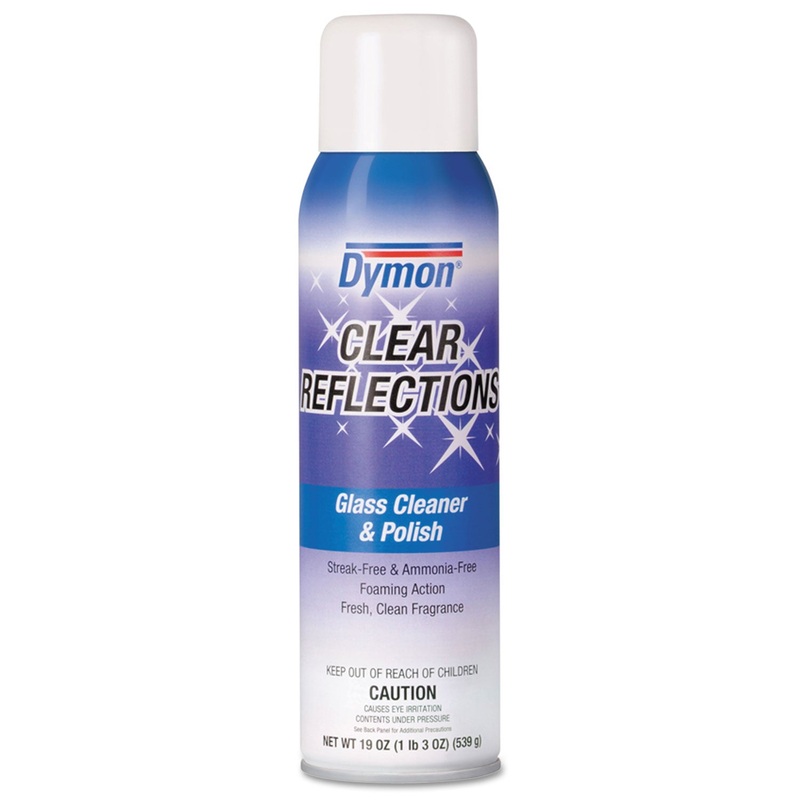 Clear Reflections Mirror & Glass Cleaner, 20 Oz, Aerosol, 12/carton