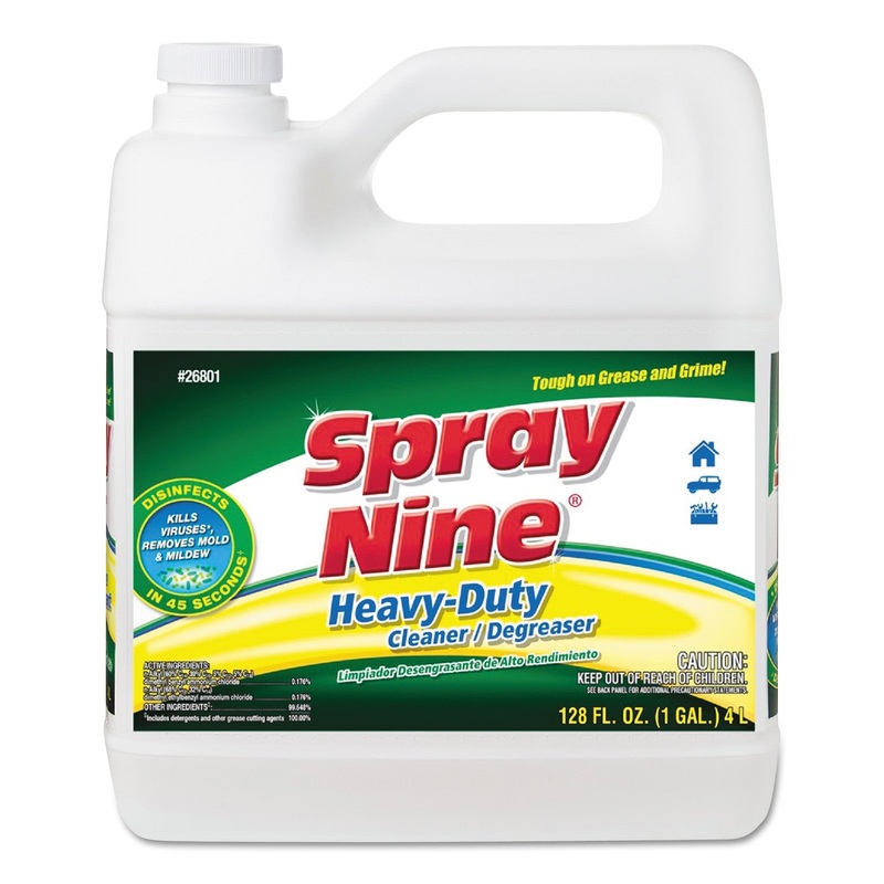 Heavy Duty Cleaner/degreaser/disinfectant, 1gal, Bottle, 6/carton