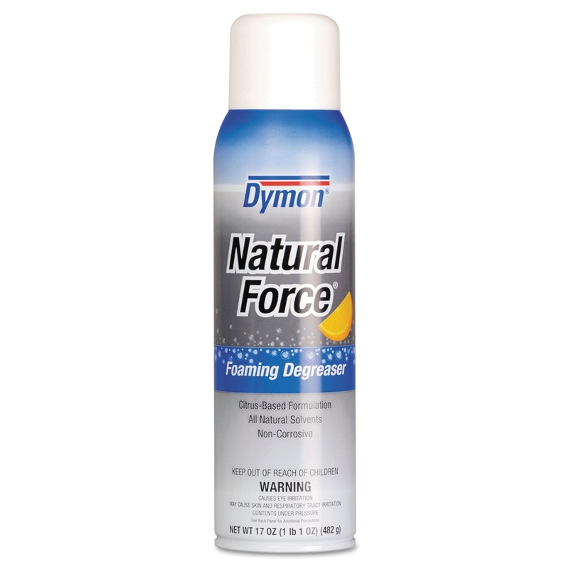 Natural Force Foaming Degreaser, Citrus, 17oz, Aerosol, 12/carton