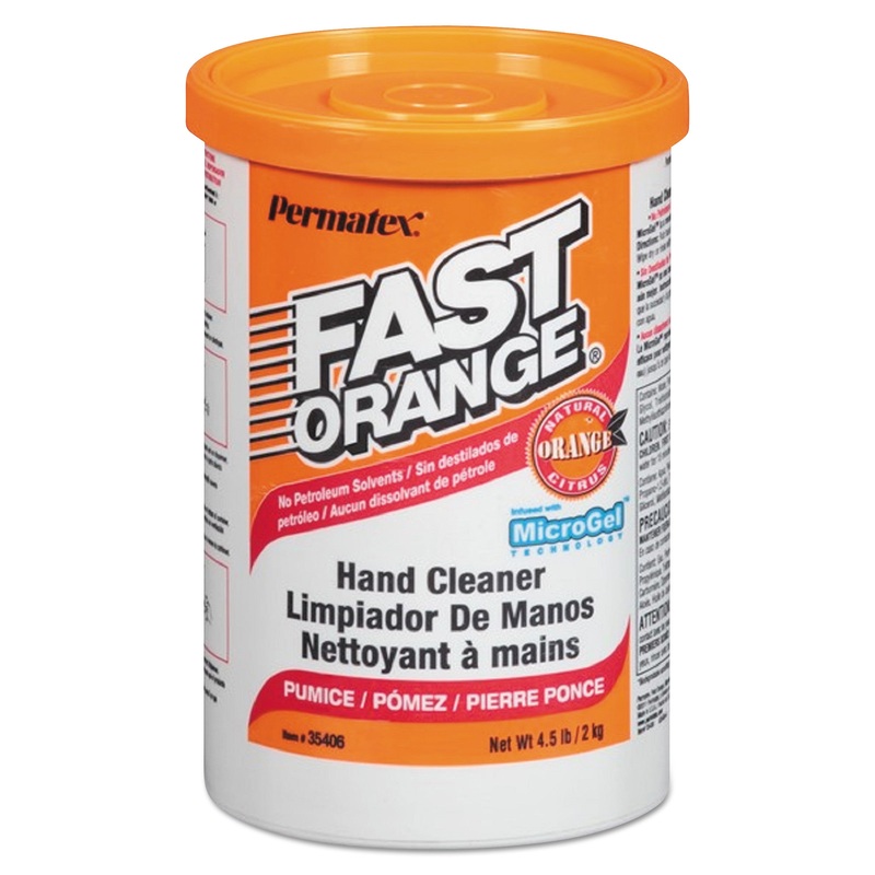 PUMICE HAND CLEANER, ORANGE SCENT, 4.5 LBS CANISTER, 6/CARTON