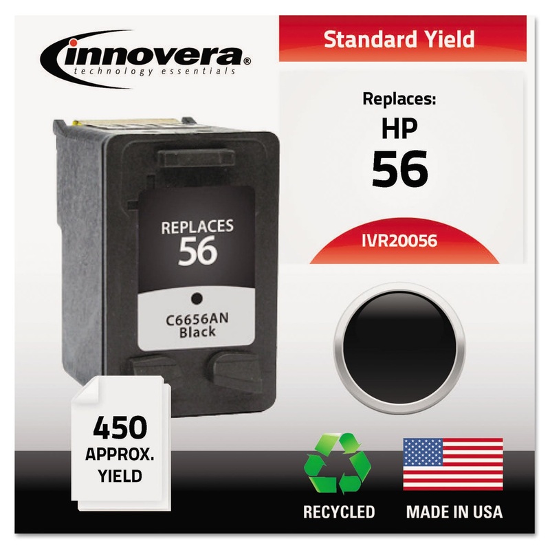 REMANUFACTURED C6656AN (56) INK, 450 PAGE-YIELD, BLACK