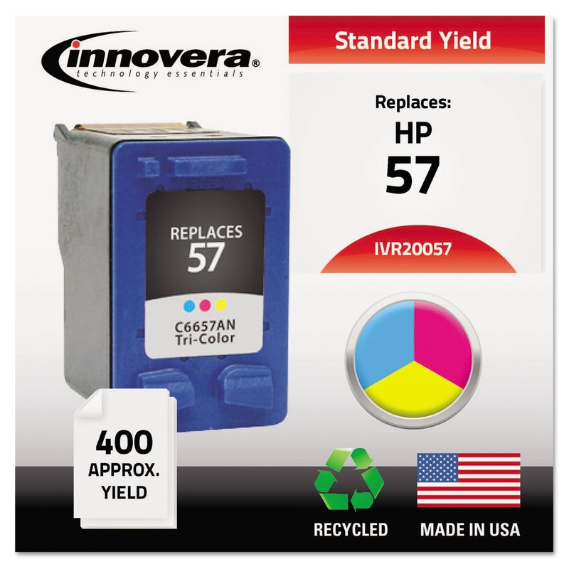 REMANUFACTURED C6657AN (57) INK, 400 PAGE-YIELD, TRI-COLOR