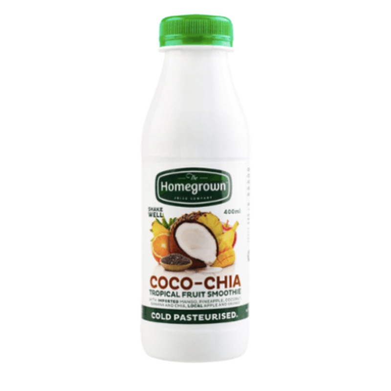 The Homegrown Juice Company Coco-Chia Fruit Smoothie 400ml