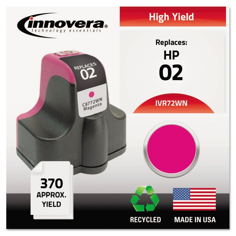 REMANUFACTURED C8772WN (02) INK, 370 PAGE-YIELD, MAGENTA