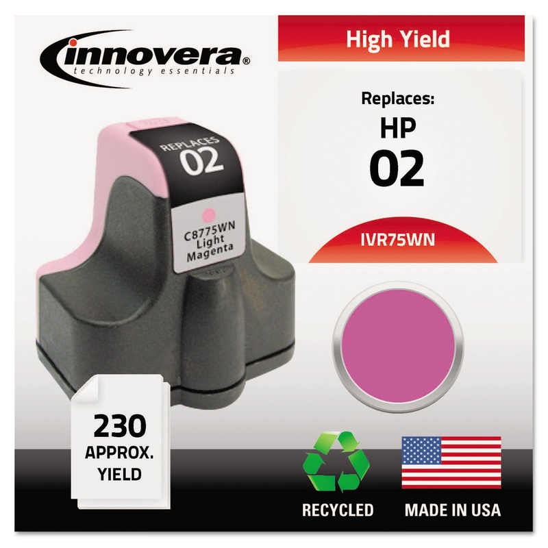 REMANUFACTURED C8775WN (02) INK, 240 PAGE-YIELD, LIGHT MAGENTA