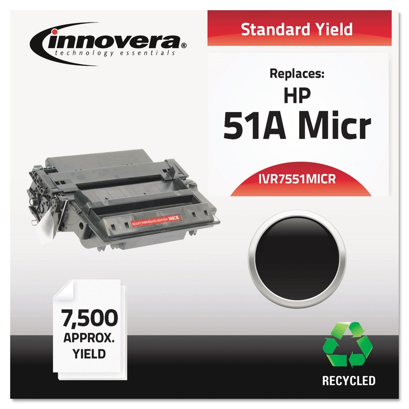 REMANUFACTURED Q7551A(M) (51AM) MICR TONER, 6500 PAGE-YIELD, BLACK