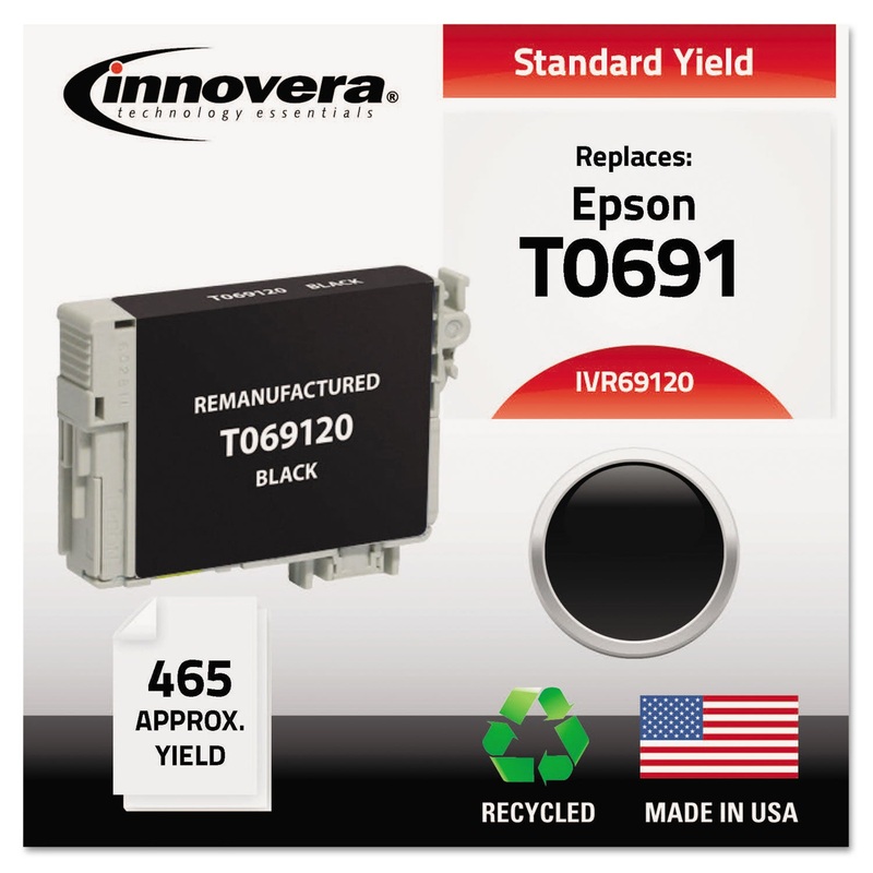 REMANUFACTURED T069120 (69) INK, 465 PAGE-YIELD, BLACK