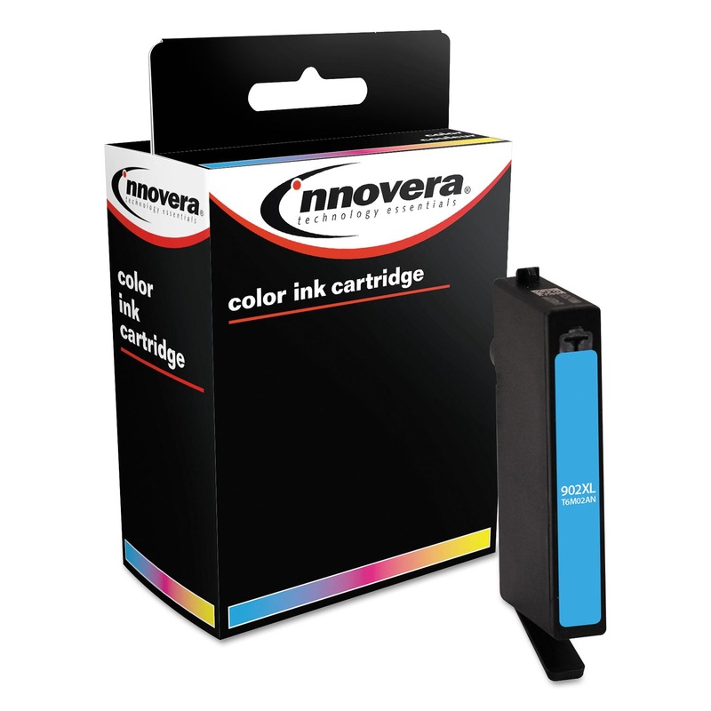 REMANUFACTURED T6M02AN (902XL) HIGH-YIELD INK, 825 PAGE-YIELD, CYAN