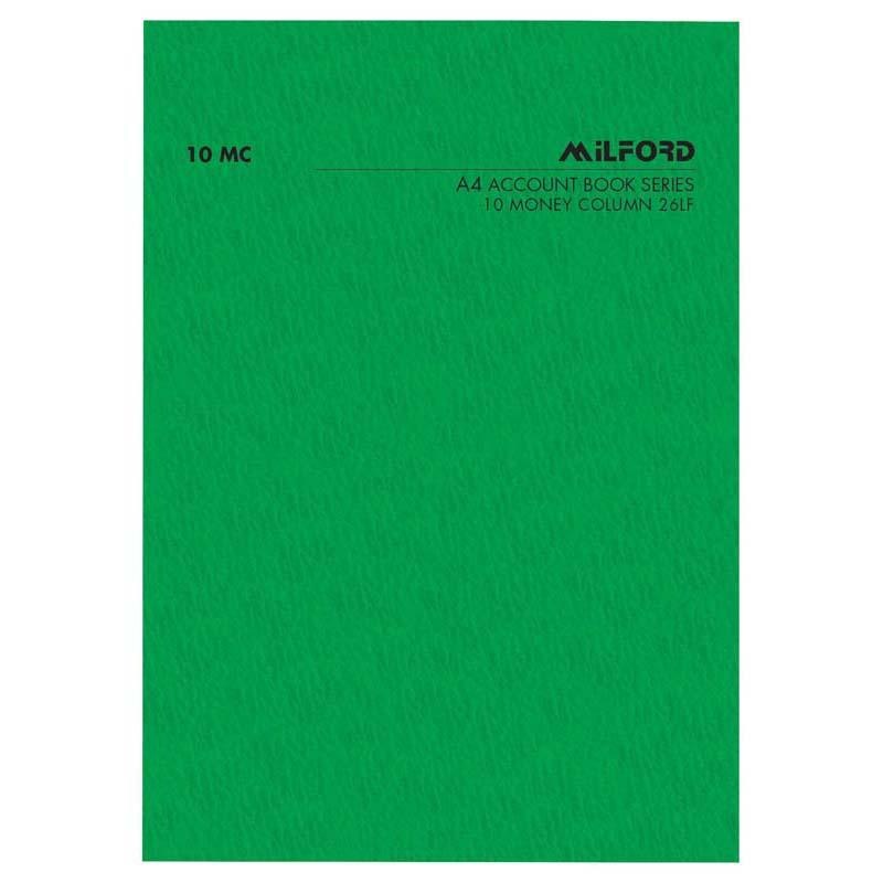 Milford A4 13 Money Column 26 Leaf Limp Analysis Book