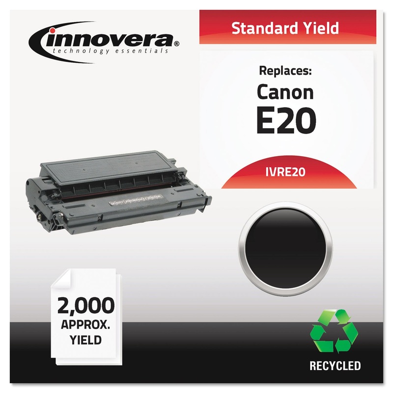 REMANUFACTURED 1492A002AA (E20) TONER, 2000 PAGE-YIELD, BLACK