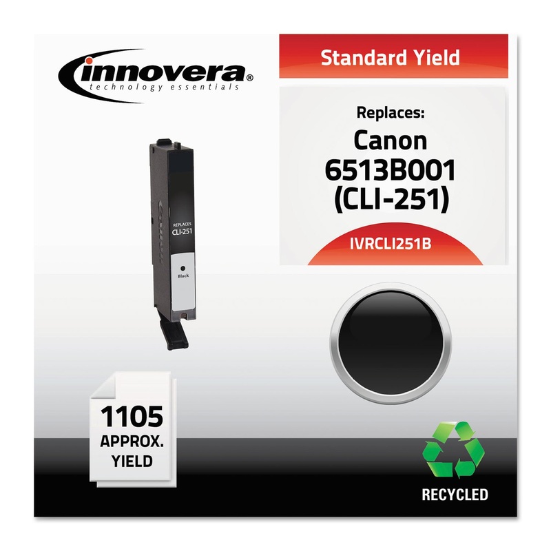REMANUFACTURED 6513B001 (CLI-251) INK, 1105 PAGE-YIELD, BLACK