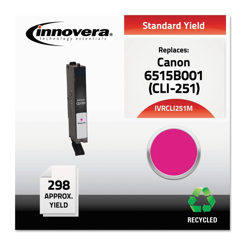 REMANUFACTURED 6515B001 (CLI-251) INK, 298 PAGE-YIELD, MAGENTA