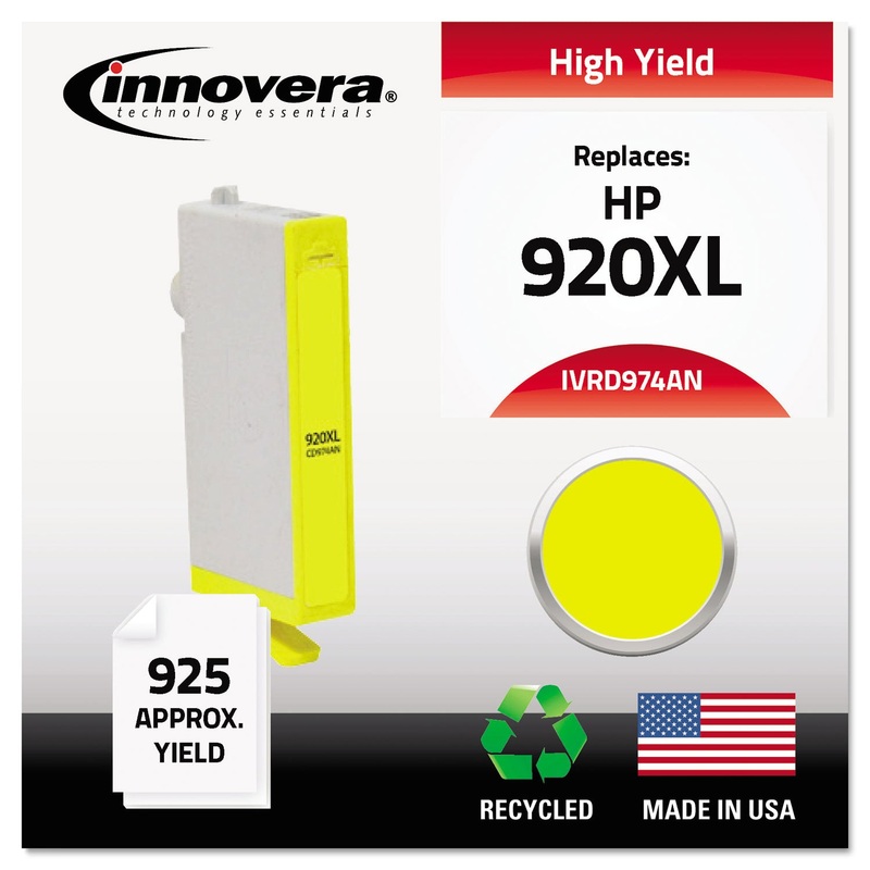 REMANUFACTURED CD974AN (920XL) HIGH-YIELD INK, 700 PAGE-YIELD, YELLOW