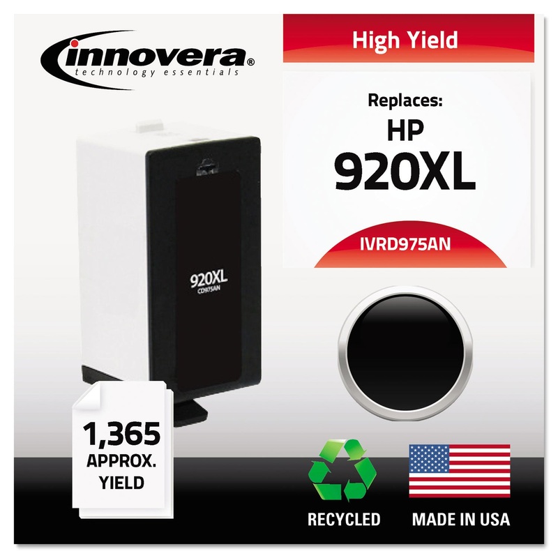 REMANUFACTURED CD975AN (920XL) HIGH-YIELD INK, 1200 PAGE-YIELD, BLACK