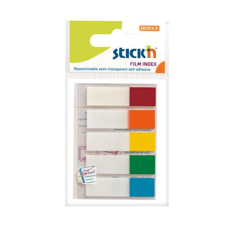 Stick’n Film Index Flags Neon Tips 45x12mm 100 Flags 5 Col