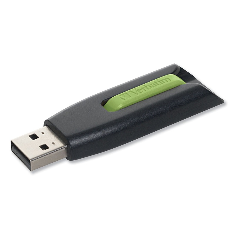 STORE ‘N’ GO V3 USB 3.0 DRIVE, 16 GB, BLACK/GREEN