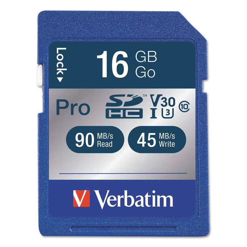 16GB PRO 600X SDHC MEMORY CARD, UHS-I V30 U3 CLASS 10