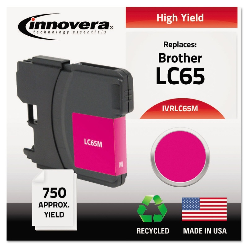 REMANUFACTURED LC65M HIGH-YIELD INK, 750 PAGE-YIELD, MAGENTA
