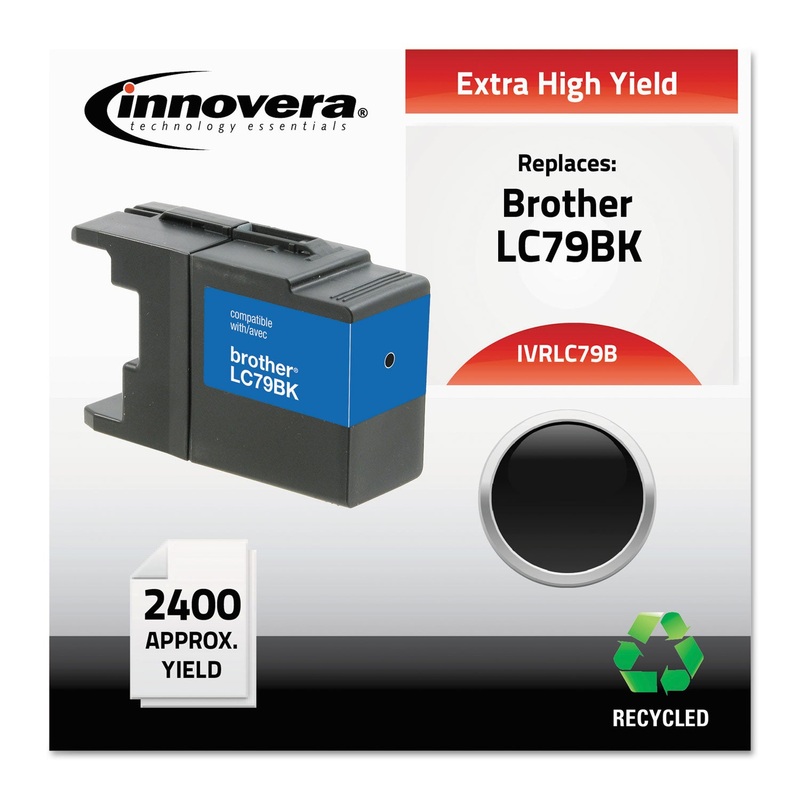 REMANUFACTURED LC79BK EXTRA HIGH-YIELD INK, 2400 PAGE-YIELD, BLACK