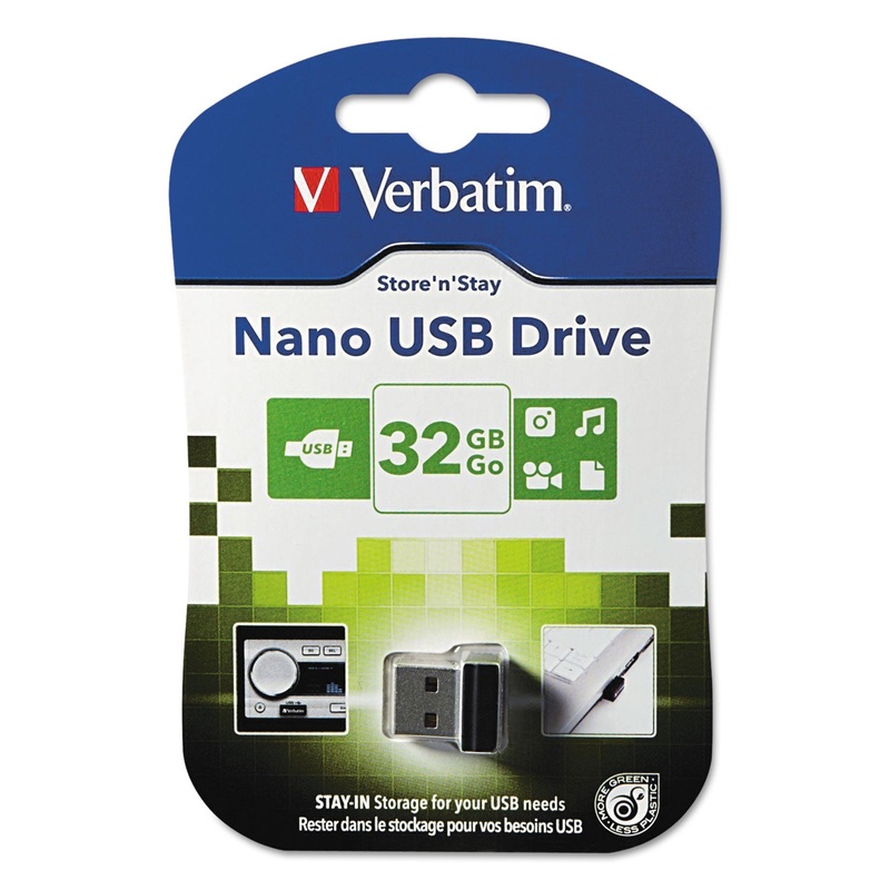 Store ‘n’ Stay Nano Usb Flash Drive, 32 Gb, Black