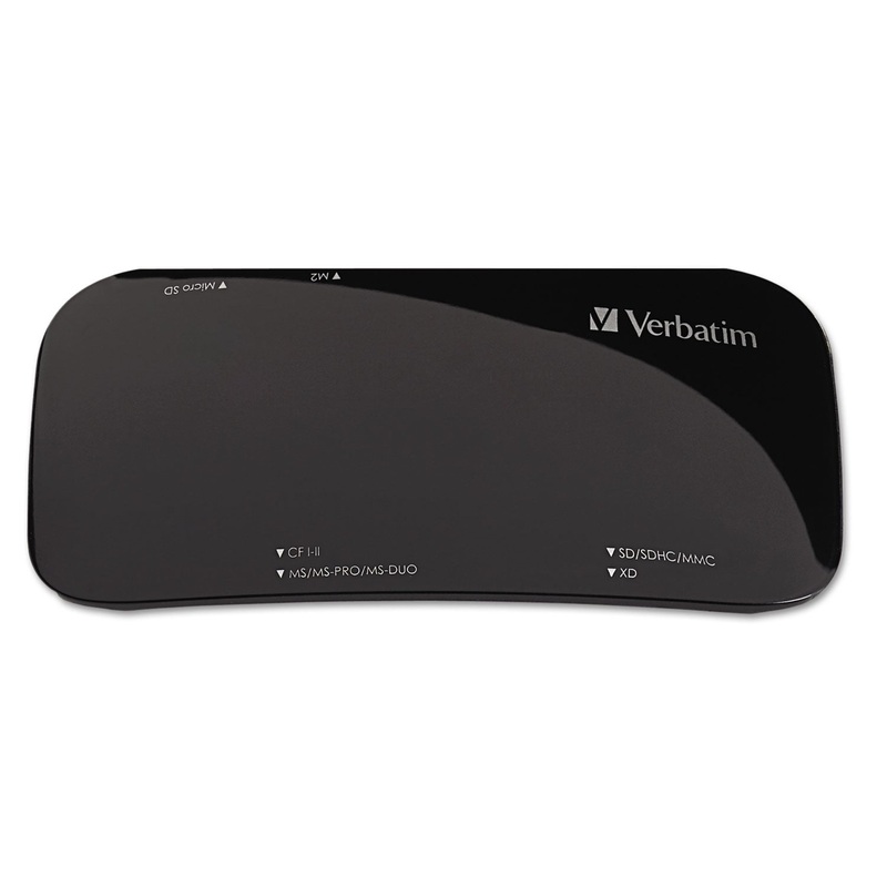 Universal Card Reader, Usb 2.0, Black, Windows/mac