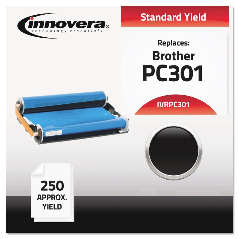 COMPATIBLE PC301 THERMAL TRANSFER PRINT CARTRIDGE, 250 PAGE-YIELD, BLACK