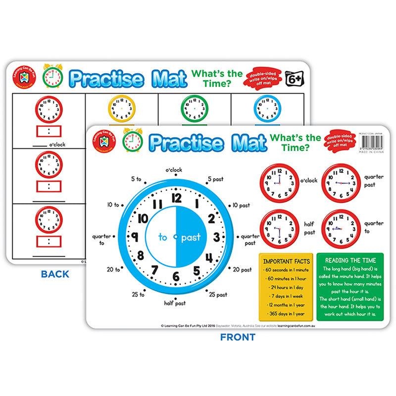 LCBF Practice Mats What’S The Time