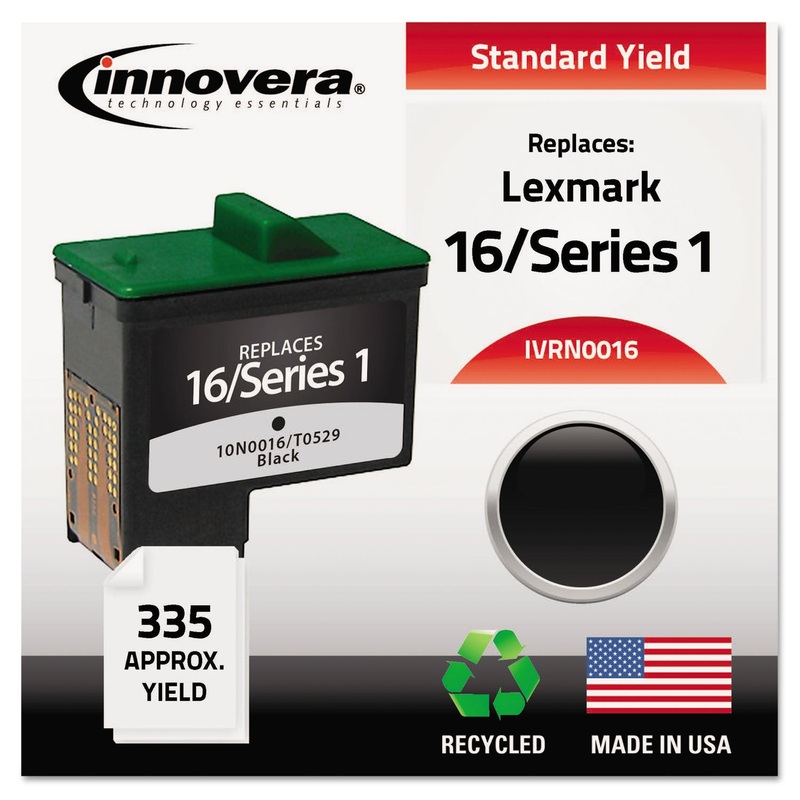 REMANUFACTURED 10N0016 (16) INK, 335 PAGE-YIELD, BLACK