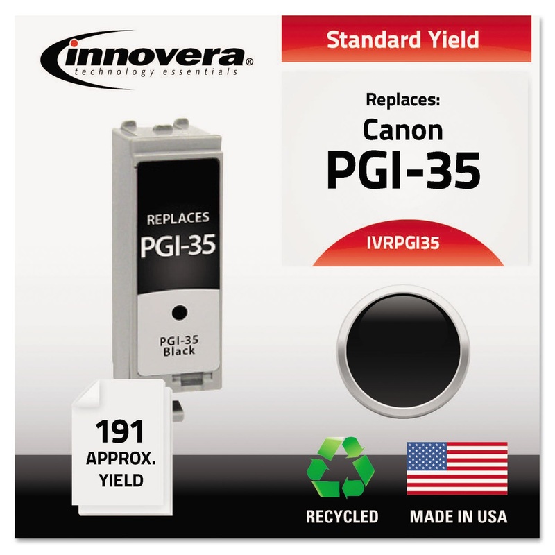 REMANUFACTURED 1509B002 (PGI-35) INK, 191 PAGE-YIELD, BLACK