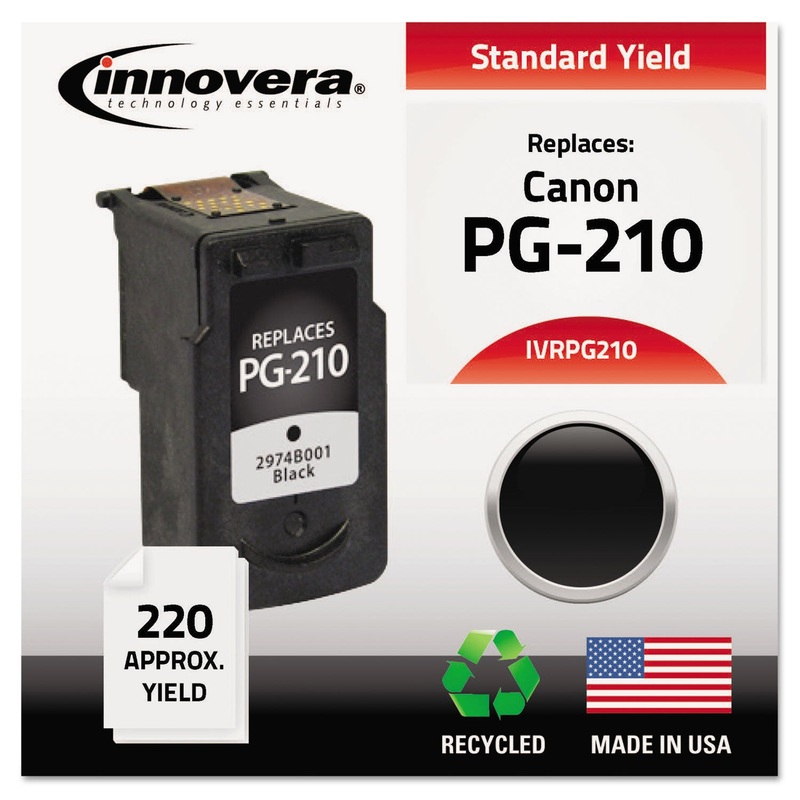 REMANUFACTURED 2974B001 (PG-210) INK, 220 PAGE-YIELD, BLACK