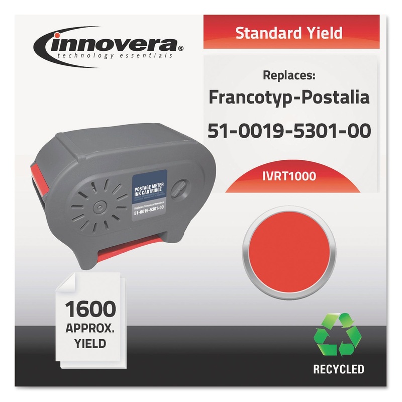 REMANUFACTURED 51-0019-5301-00 (T-1000) INK, 1600 PAGE-YIELD, RED