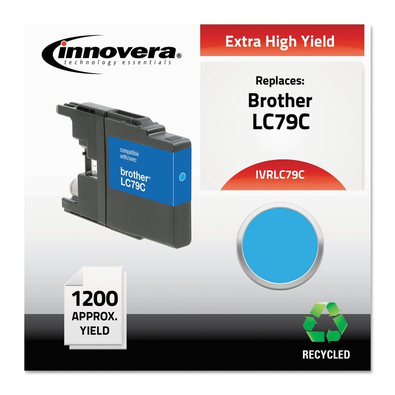 REMANUFACTURED LC79C EXTRA HIGH-YIELD INK, 1200 PAGE-YIELD, CYAN