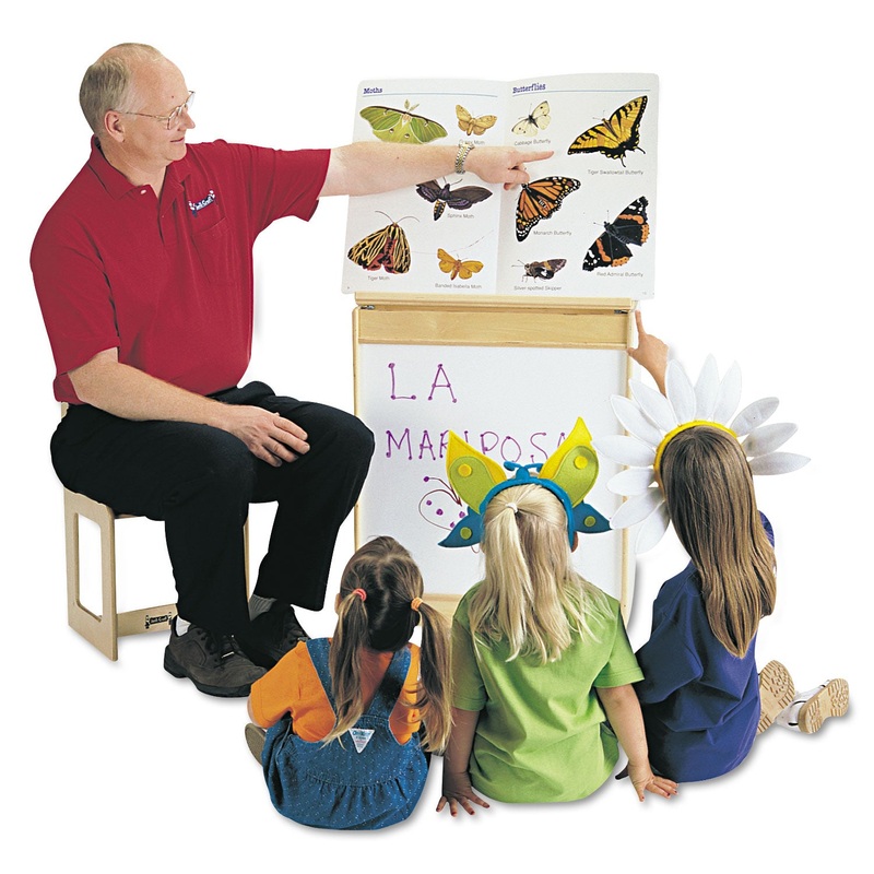 BIG BOOK EASELS, 24.5W X 15D X 20H, WHITE