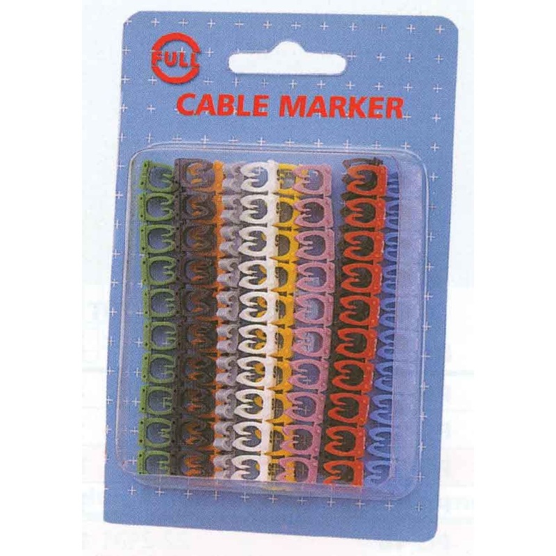 DYNAMIX Colour Coded Cable Markers , pack of 100. Fit for OD:. 4mm~5.5mm