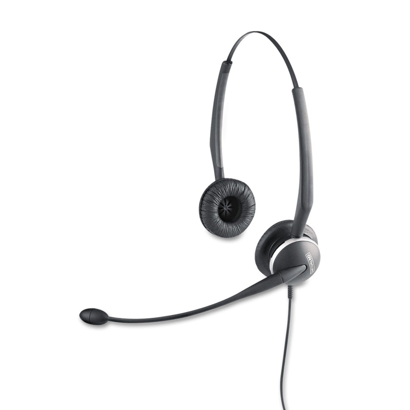 Gn2125 Binaural Over-The-Head Telephone Headset W/noise Canceling Mic