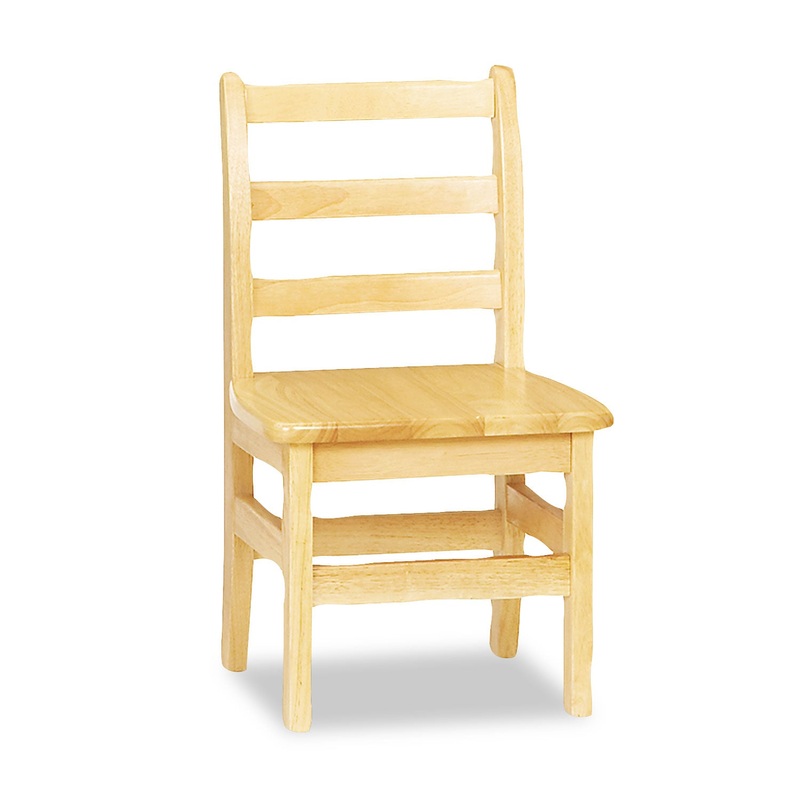 KYDZ LADDERBACK CHAIR, 12″ SEAT HEIGHT, NATURAL SEAT/NATURAL BACK, NATURAL BASE, 2/CARTON