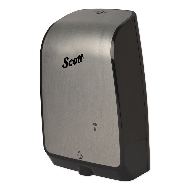 ELECTRONIC SKIN CARE DISPENSER, 1200 ML, 7.3″ X 4″ X 11.7″, BRUSHED METALLIC