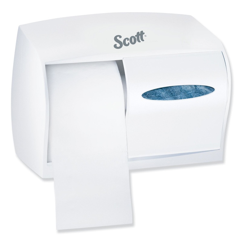 ESSENTIAL CORELESS SRB TISSUE DISPENSER, 11 1/10 X 6 X 7 5/8, WHITE
