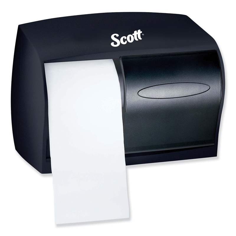 ESSENTIAL CORELESS SRB TISSUE DISPENSER, 11.1 X 6 X 7.63, BLACK