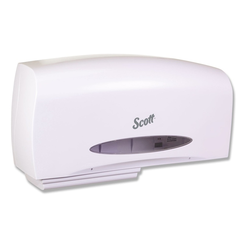 ESSENTIAL CORELESS TWIN JUMBO ROLL TISSUE DISPENSER, 20 1/10 X 5 9/10 X 10 9/10
