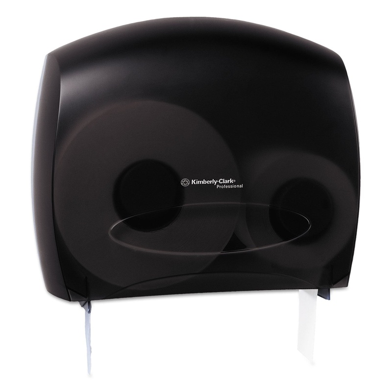 JRT JR. ESCORT JUMBO BATHROOM TISSUE DISPENSER, 13.33″ X 5.75″ X 16″, SMOKE