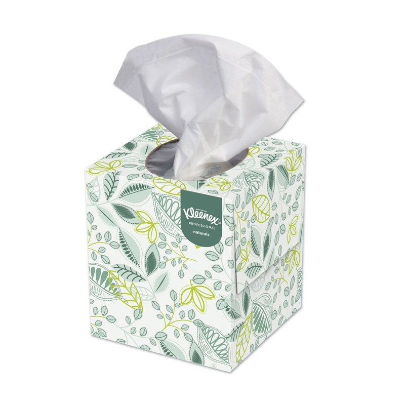 NATURALS FACIAL TISSUE, 2-PLY, WHITE, 95 SHEETS/BOX, 36 BOXES/CARTON