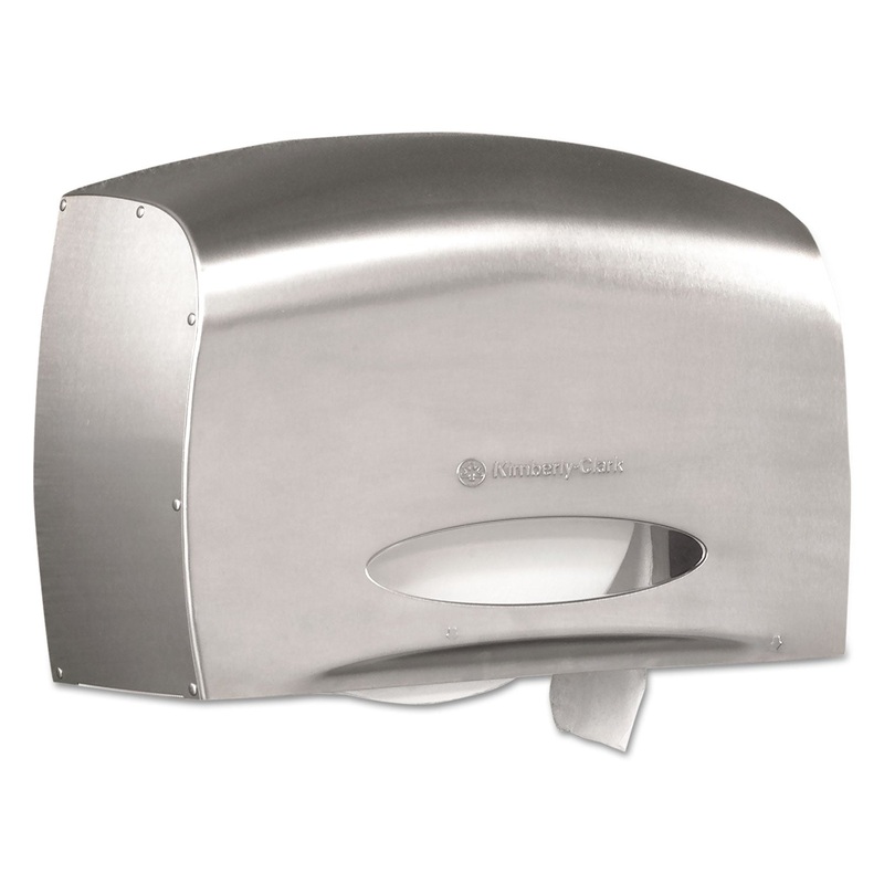 PRO CORELESS JUMBO ROLL TISSUE DISPENSER, EZ LOAD, 6X9.8X14.3, STAINLESS STEEL