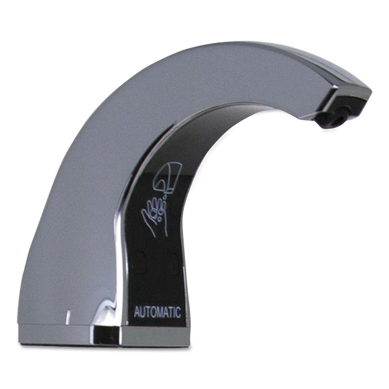 SLIMLINE TOUCHLESS COUNTER MOUNT SKIN CARE SYSTEM, 1.5 L, 2.12″ X 5.56″ X 4.25″, CHROME