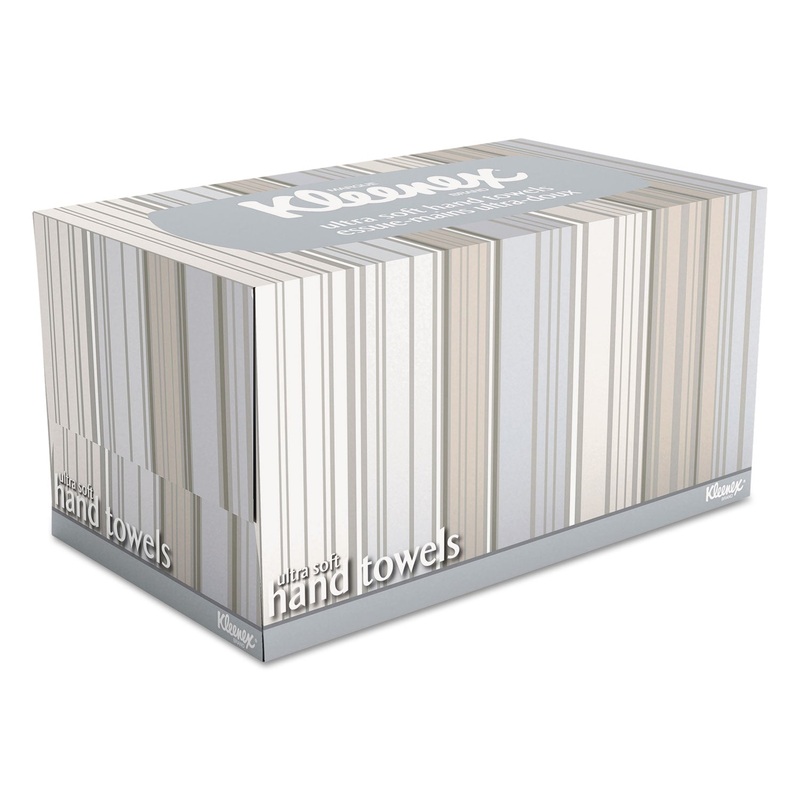 Ultra Soft Hand Towels, Pop-Up Box, White, 70/box